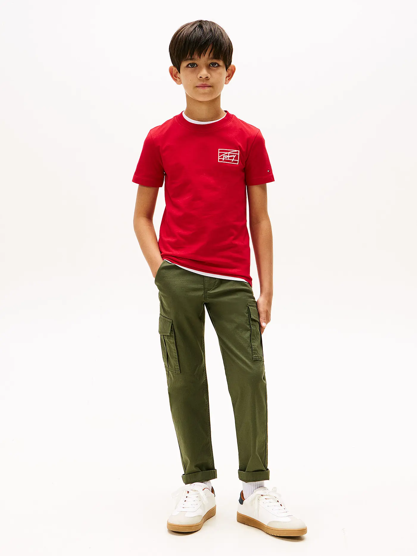TOMMY HILFIGER | Jungen T-Shirt | rot